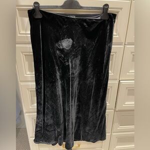 J.Crew Gwyneth Slip Skirt Velvet